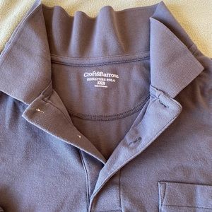 Polo shirt sleeve gray w/ pocket 3XL